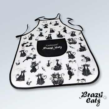 Crazy Cats Fartuszek kuchenny  - Koci świat