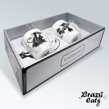 Koci Świat komplet 2 kubków zestaw prezentowy