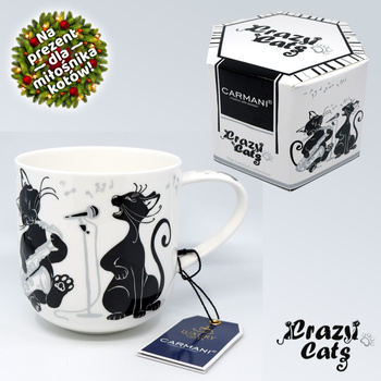 Crazy Cats kubek Koci muzykanci Koci Świat
