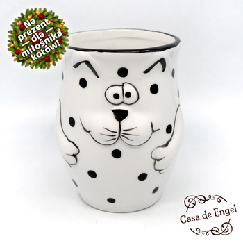 Kotki w kropki kubek wysoki