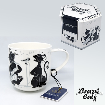 Crazy Cats kubek Koci muzykanci Koci Świat