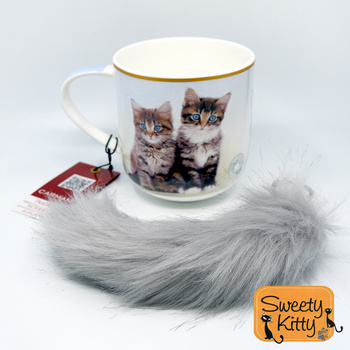 Sweety Kitty kubek z ogonkiem Dwa słodkie Kitku