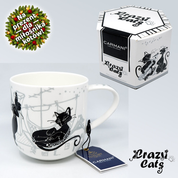 Crazy Cats kubek Impreza na dachu Koci Świat