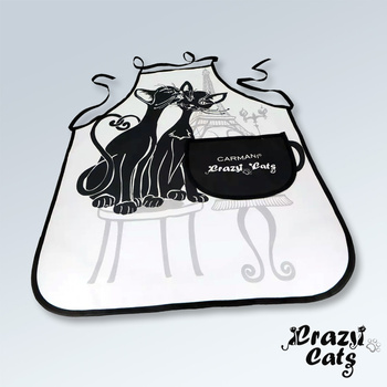 Crazy Cats Fartuszek kuchenny  - Koty w Paryżu