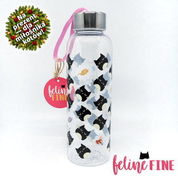 Feline Fine Butelka plastikowa z nakrętką