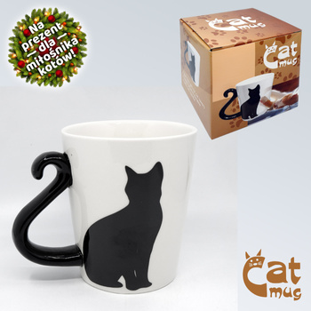 Koci Kubek z ogonem Cat Mug