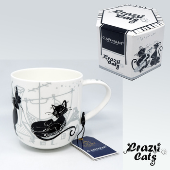 Crazy Cats kubek Impreza na dachu Koci Świat