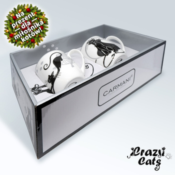 Koci Świat komplet 2 kubków zestaw prezentowy