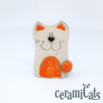 Figurka Cienki Kotek CeramiCats różowy