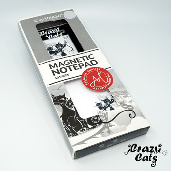 Crazy Cats Notes magnetyczny - Koty w Rzymie