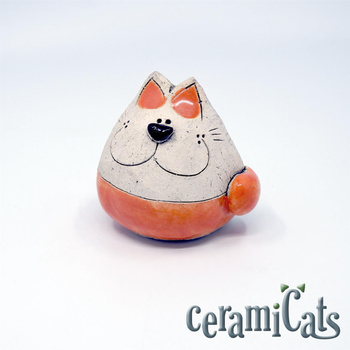 Figurka Kotek Kulfonek CeramiCats różowy