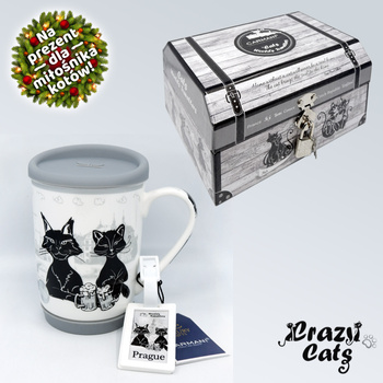 Crazy Cats kubek Travelling Cats - Praga