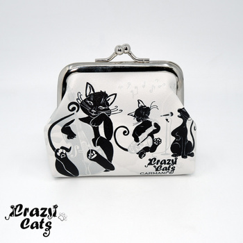 Crazy Cats portfelik Kocia Muzyka