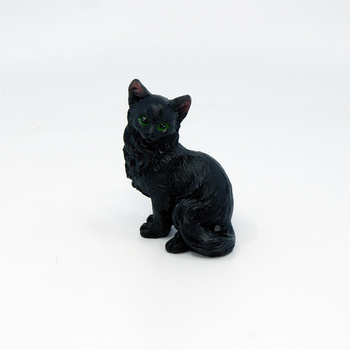 Czarny kot w mini torebce prezentowej wzór 3